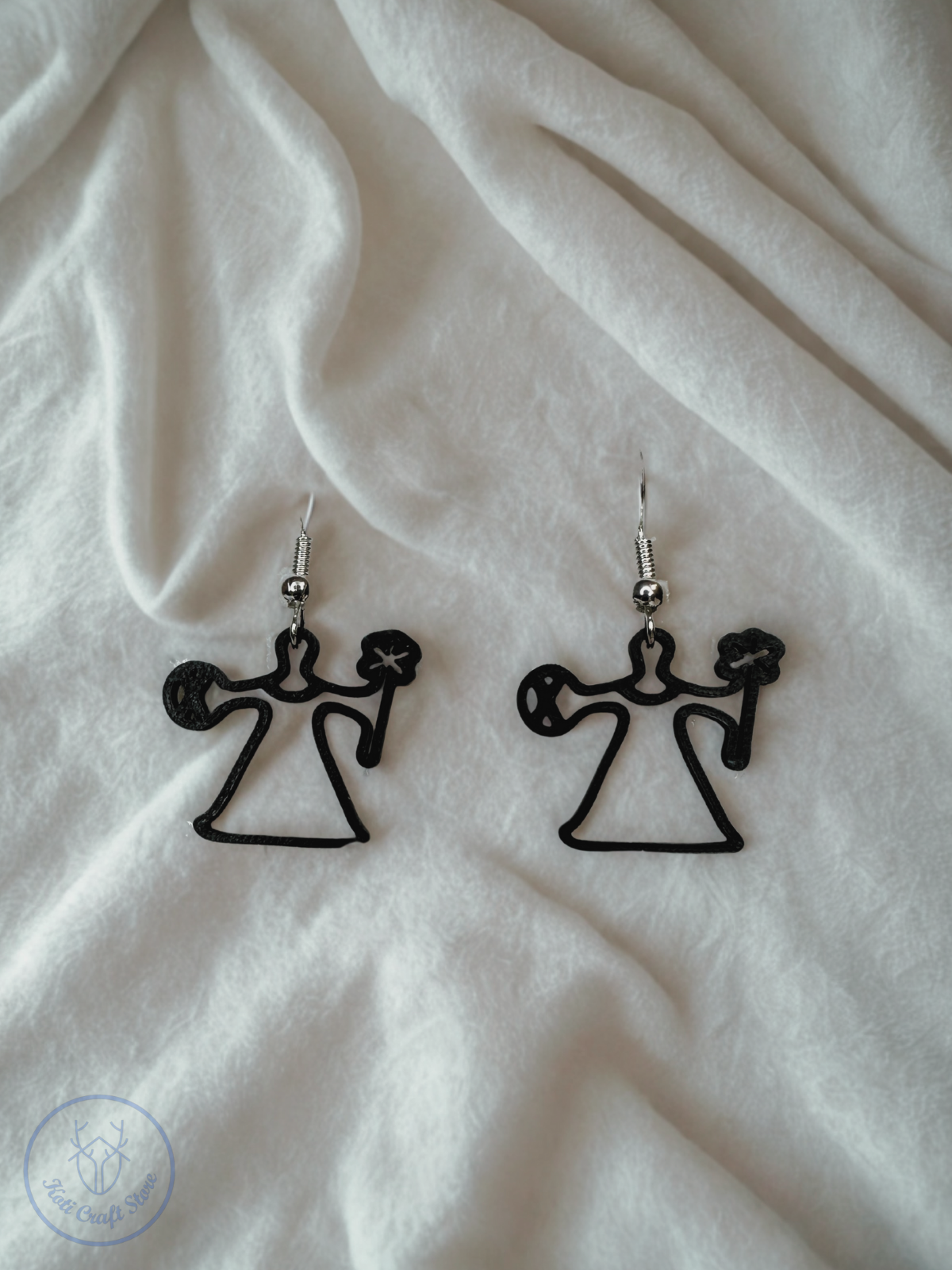 Shaman with Drum Earrings