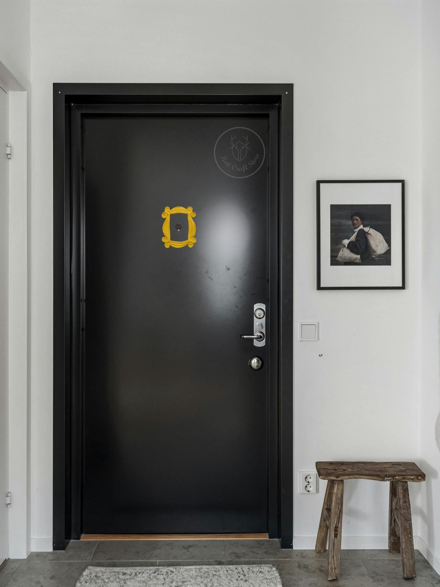 Iconic Yellow Door Frame Magnet