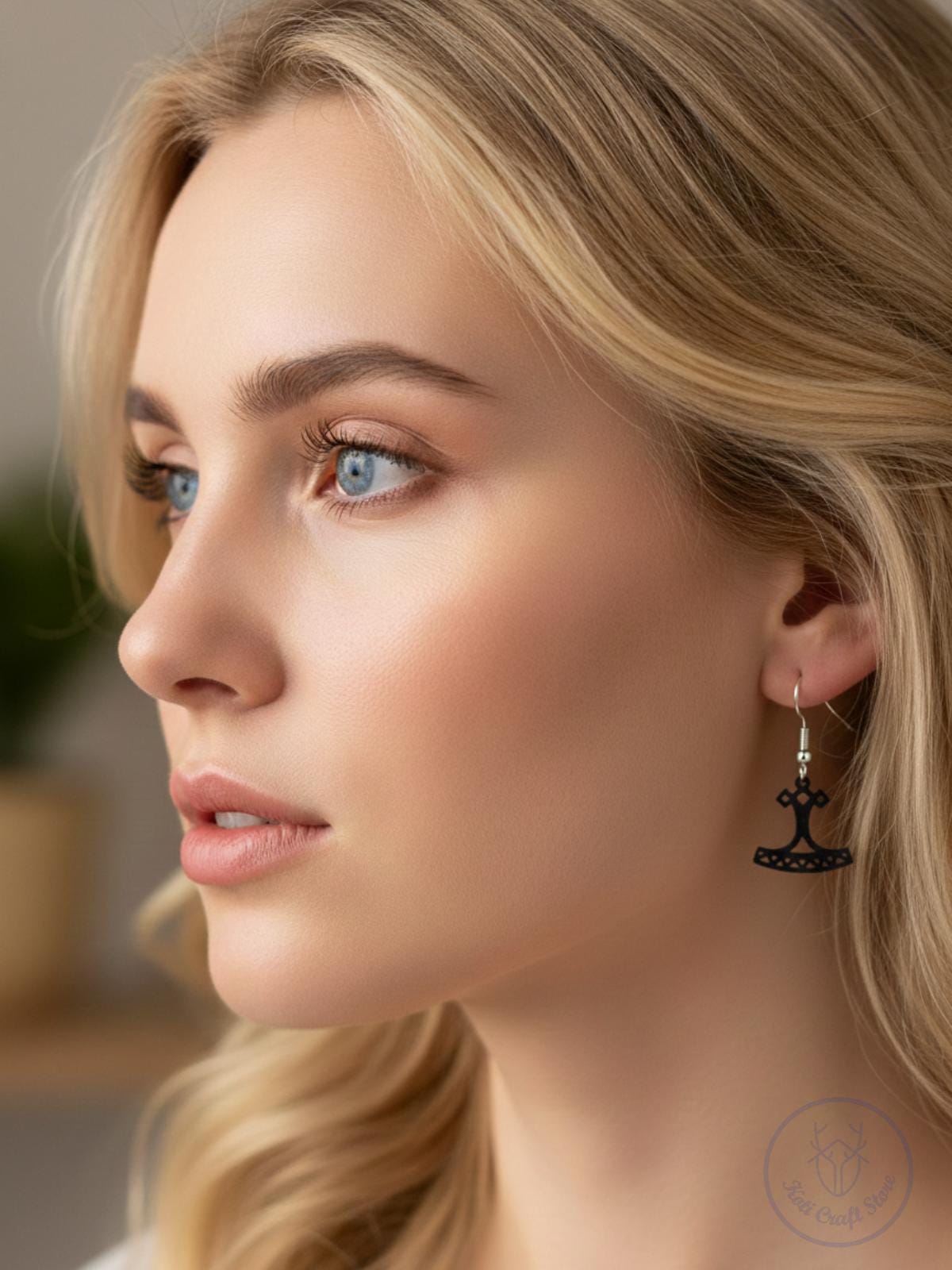 Ukonvasara Inspired Nordic Hammer Earrings