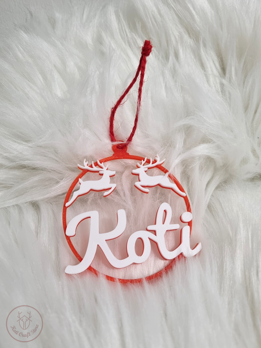 Personalized Christmas Tree Ornament