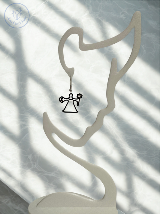 Shaman with Drum Earrings