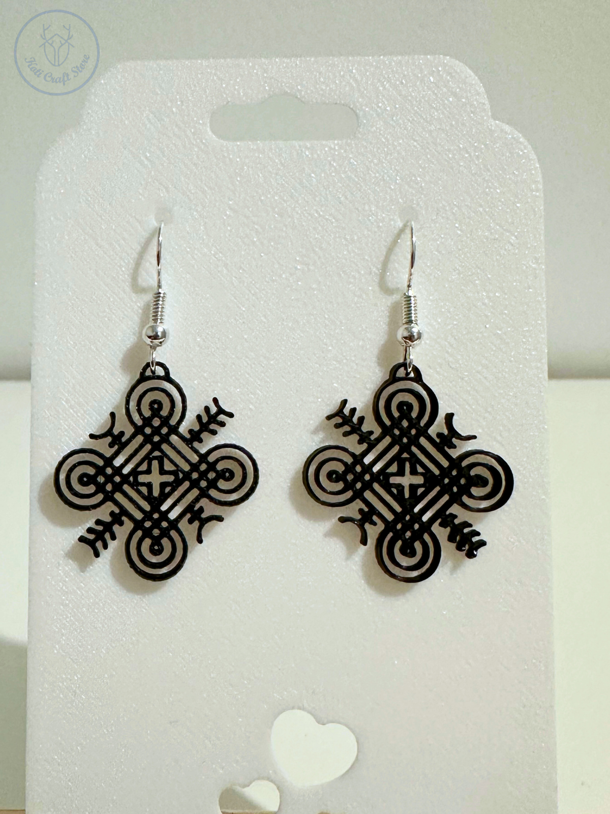 Looped Square Earrings