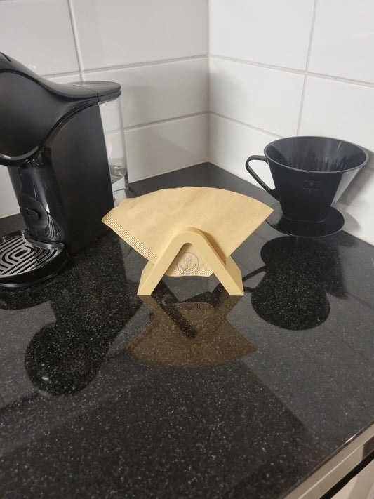 Coffee Filter Holder:Minimalist  V60 Paper Organizer,