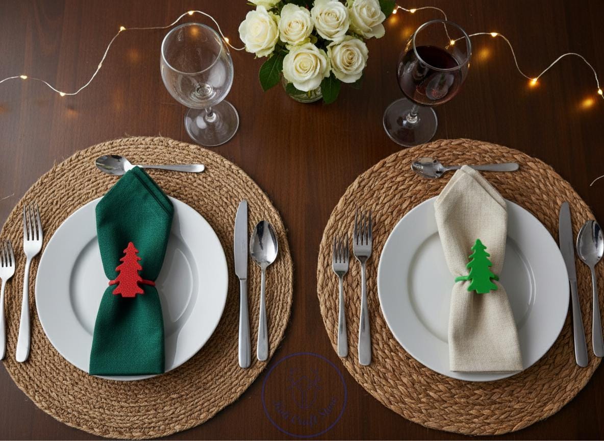 Christmas Themed Napkin Ring