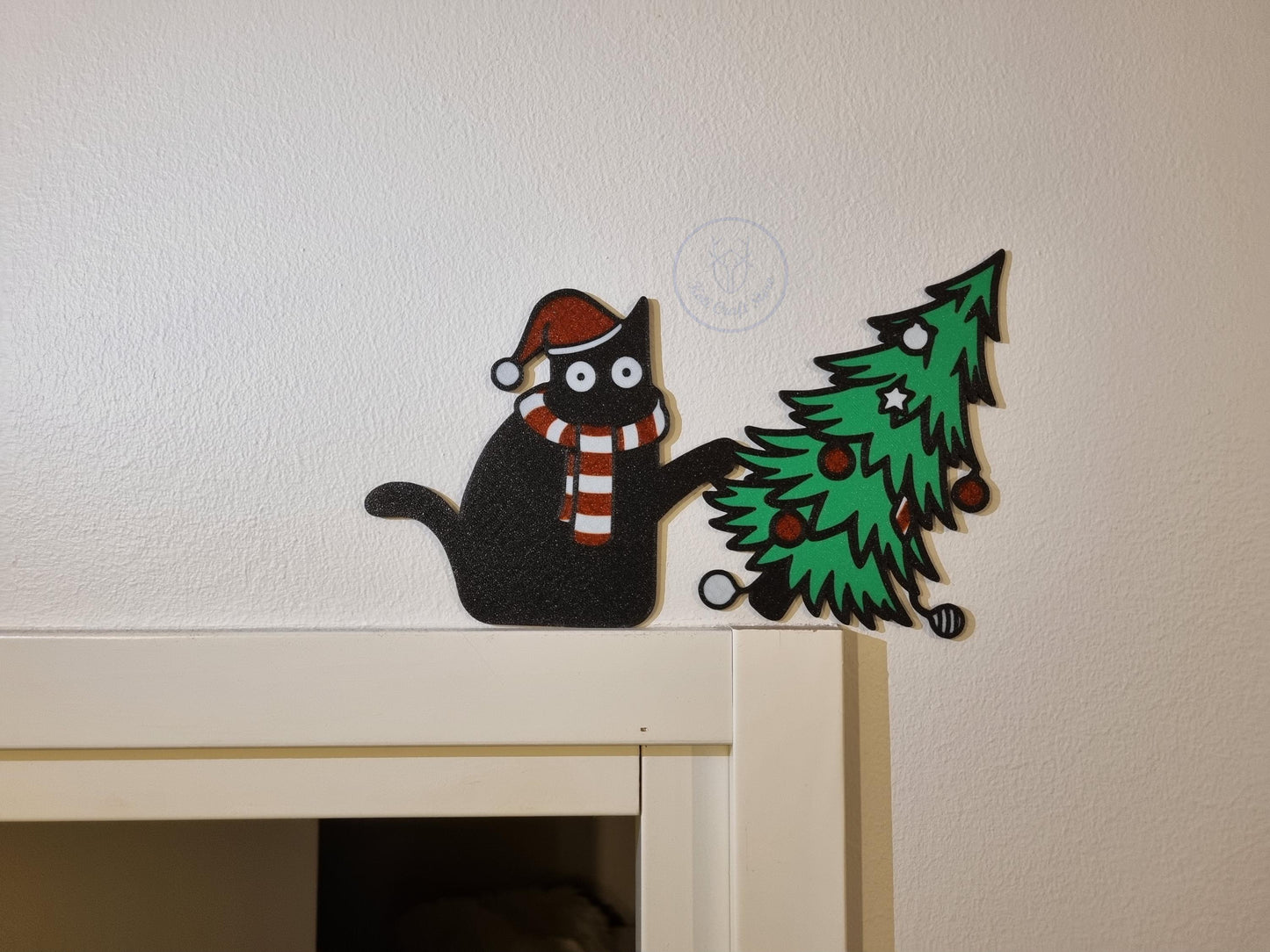 The Christmas Tree Destroyer Cat