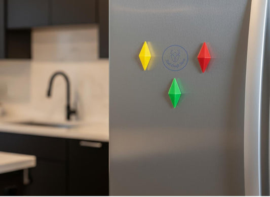 Pixel Style Diamond Magnet