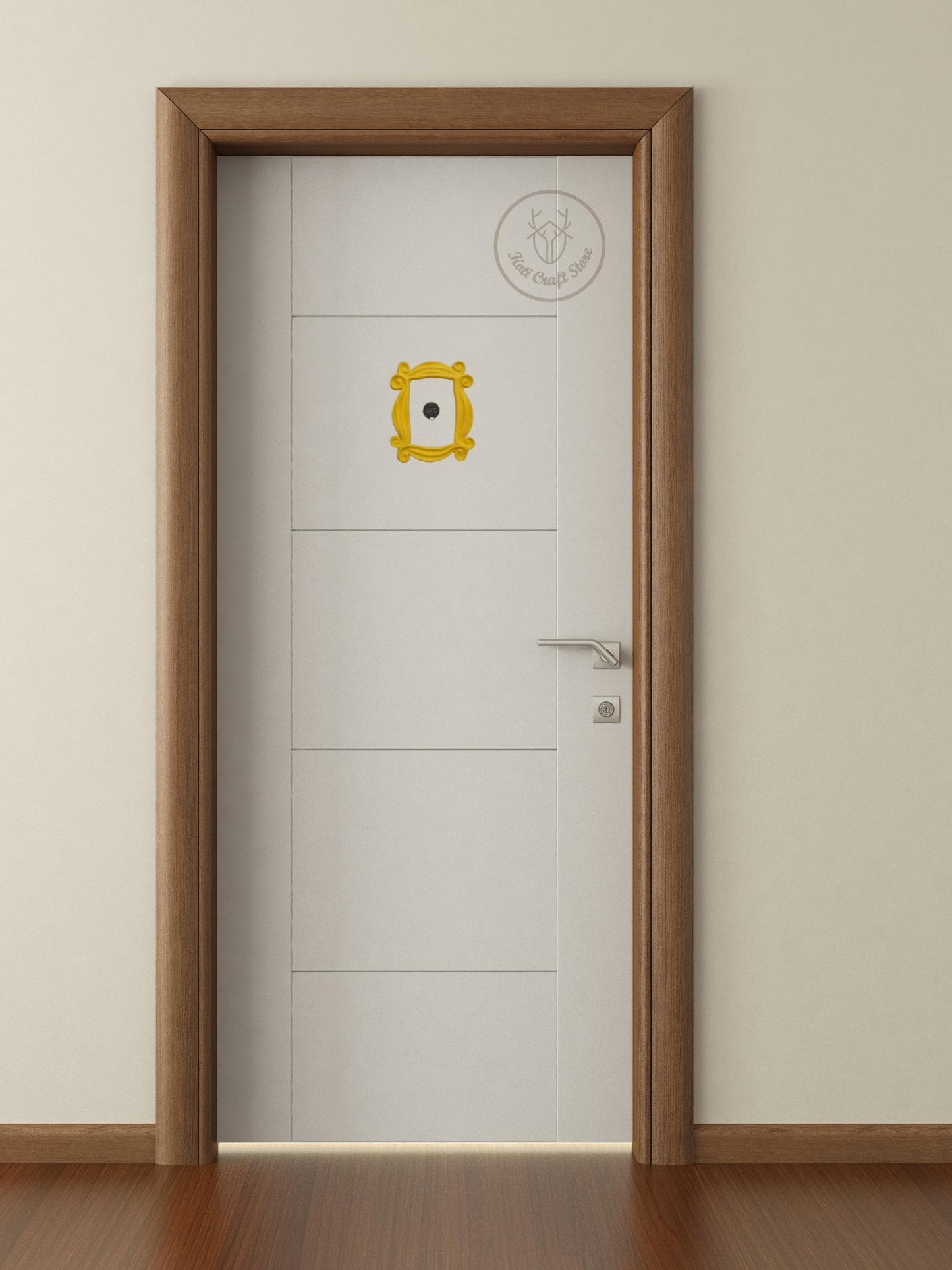 Iconic Yellow Door Frame Magnet