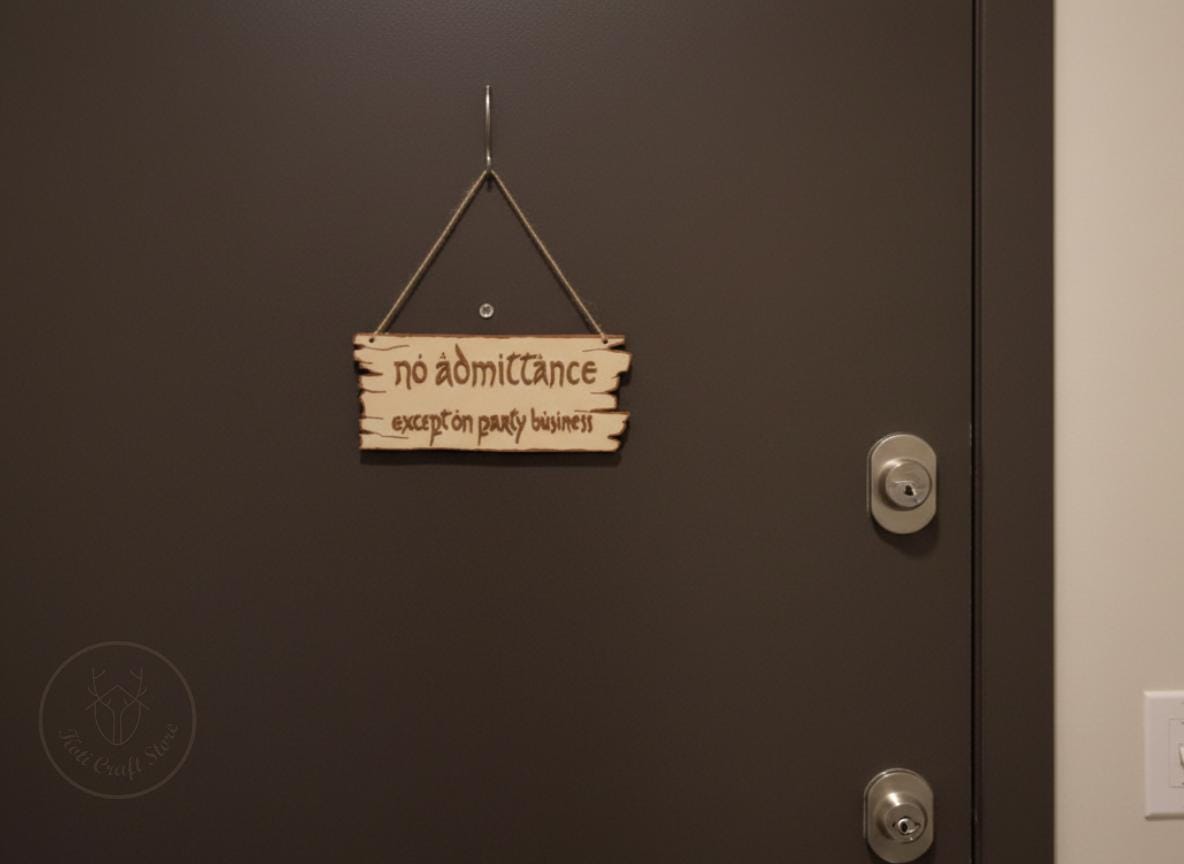 No Admittance Sign, Wall and Door Decor