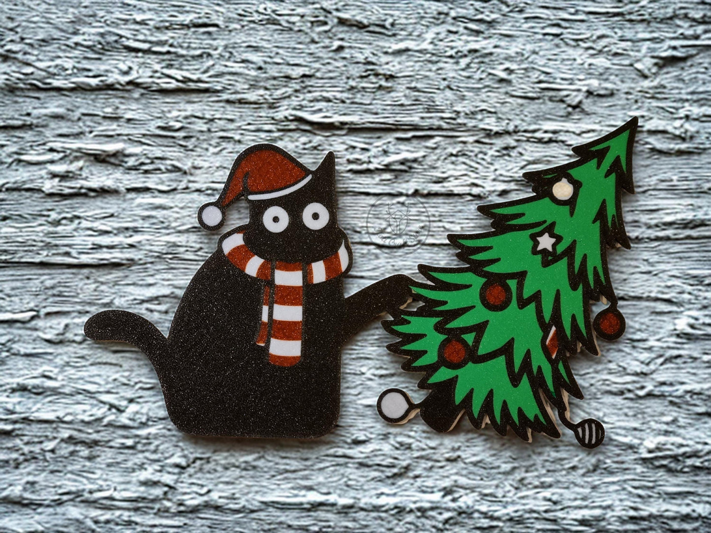 The Christmas Tree Destroyer Cat