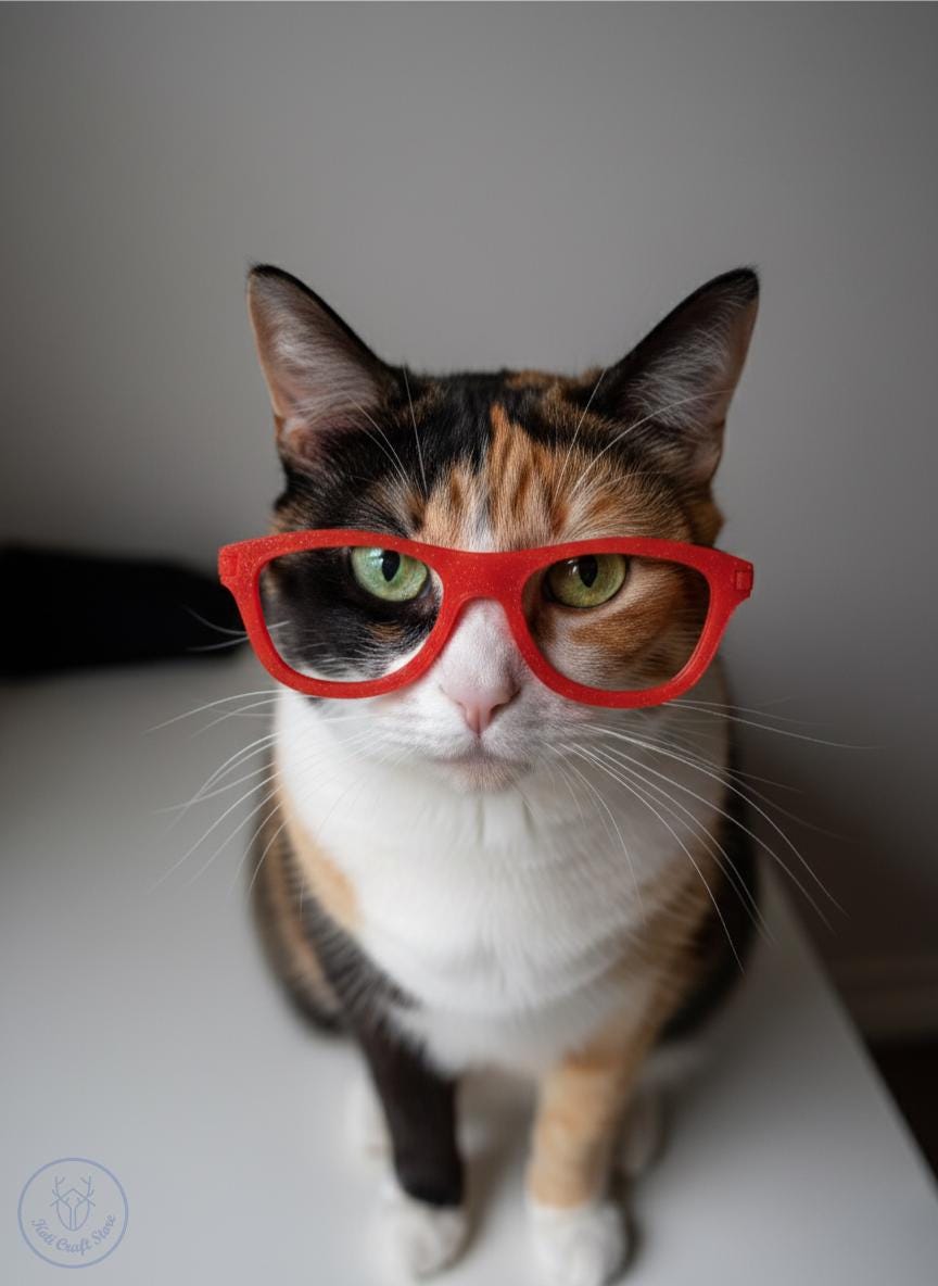 Cat Glasses, Adjustable Pet Accessories