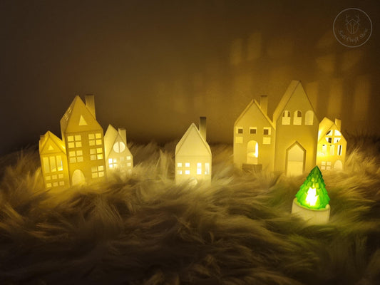 Christmas Village - Winter Town Set